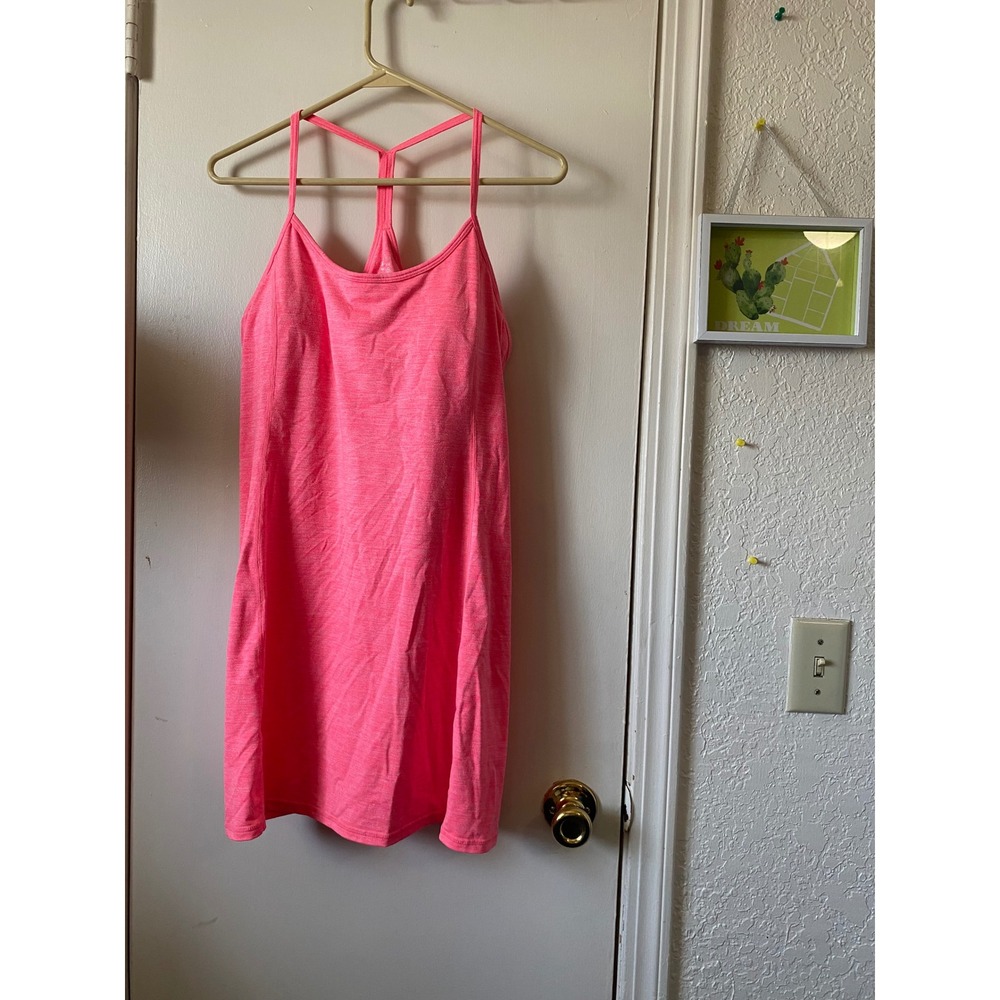 Calvin Klein Performance Dress Womens Medium Pink‎ Athleisure Sleeveless